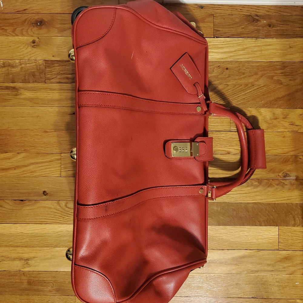 T.Anthony Luggage Bag Vintage Red